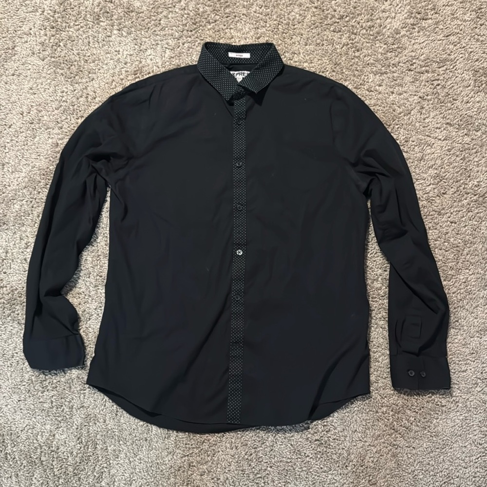 Express Fitted Dress Shirt
